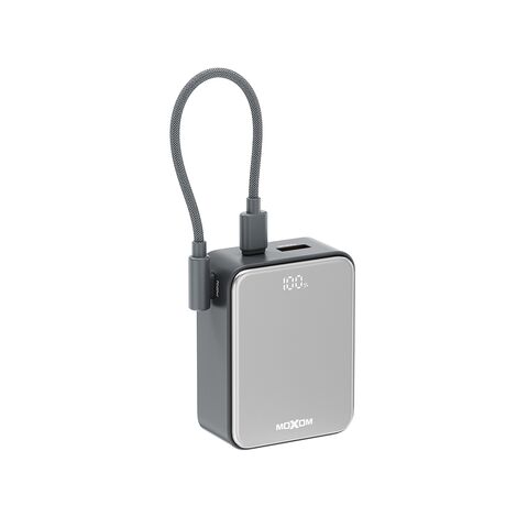 Univerzalna Back Up Baterija Moxom MX-PB195 Mini fast 22.5W Type C - lightning 10000mAh sivi (MS).