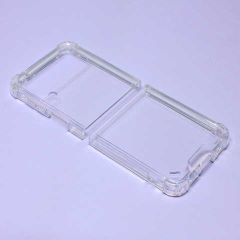 Zastitna maska (futrola) Transparent Ice Cube - Samsung F721B Galaxy Z Flip 4.