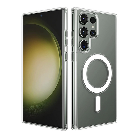 Zastitna maska (futrola) Magsafe - Samsung Galaxy S23 Ultra Transparent.