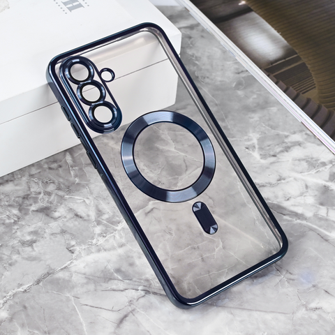 Zastitna maska (futrola) Magsafe Lux - Samsung A566 Galaxy A56 5G plava.