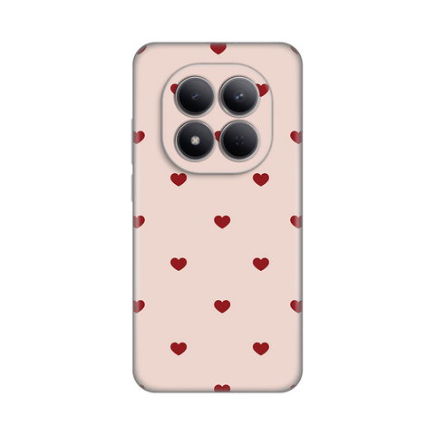 Zastitna silikonska maska (futrola) PRINT - Xiaomi Redmi Note 15 Pro 5G Beige Hearts.