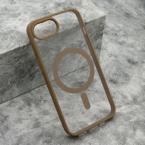 Zastitna maska (futrola) BORDER MagSafe - iPhone 16e/17e (6.1) zlatna (MS).