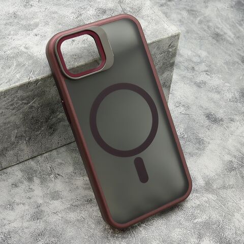 Zastitna maska (futrola) DARK DROP MagSafe - iPhone 16e/17e (6.1) bordo (MS).