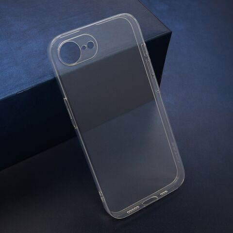 Zastitna silikonska maska (futrola) CLEAR STRONG - iPhone 16e/17e (6.1) providna (MS).