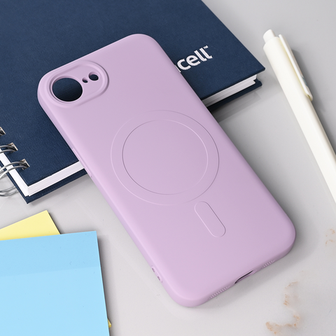 Zastitna maska (futrola) Teracell Giulietta Magsafe - iPhone 16e/17e 6.1 ljubicasta.