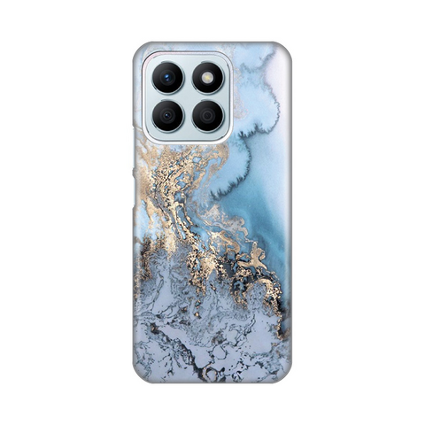 Zastitna silikonska maska (futrola) PRINT - Huawei Honor X8b Blue Gold Marble.