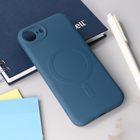 Zastitna maska (futrola) Teracell Giulietta Magsafe - iPhone 16e/17e 6.1 plava.