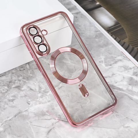 Zastitna maska (futrola) Magsafe Lux - Samsung A366 Galaxy A36 5G roze.