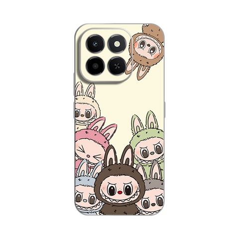 Zastitna silikonska maska (futrola) PRINT - Huawei Honor X6c La bubu.