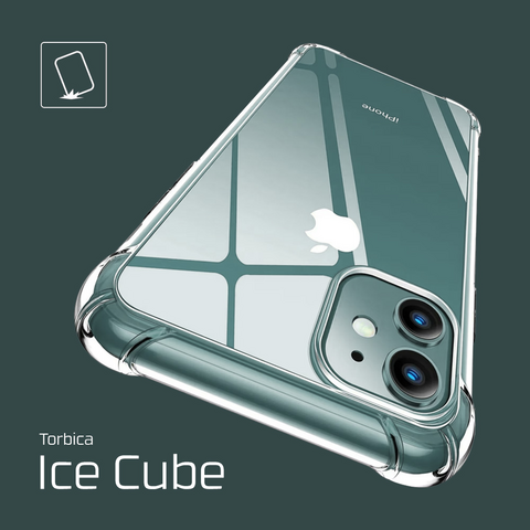 Zastitna maska (futrola) Transparent Ice Cube - iPhone 16e/17e 6.1.