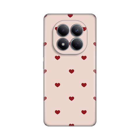 Zastitna silikonska maska (futrola) PRINT - Xiaomi Redmi Note 15 Pro 4G Beige Hearts.