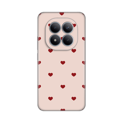 Zastitna silikonska maska (futrola) PRINT - Xiaomi Redmi Note 15 Pro Plus 5G Beige Hearts.