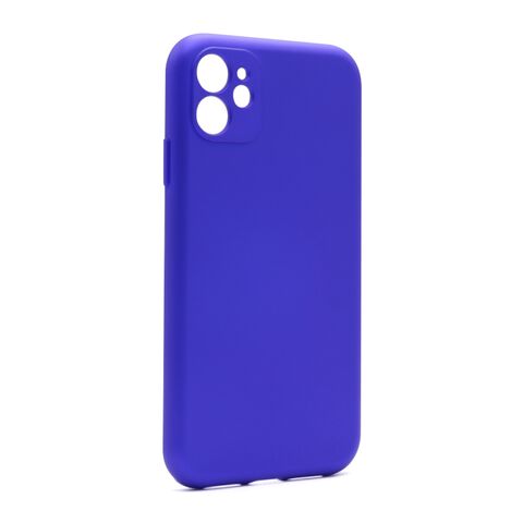 Zastitna maska (futrola) Soft Silicone - iPhone 11 (6.1) plava (MS).