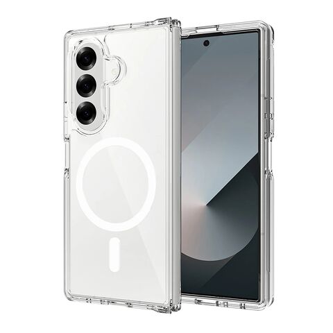 Zastitna maska (futrola) STANDARD MagSafe - Samsung F966B Galaxy Z Fold 7 5G providna (bela) (MS).