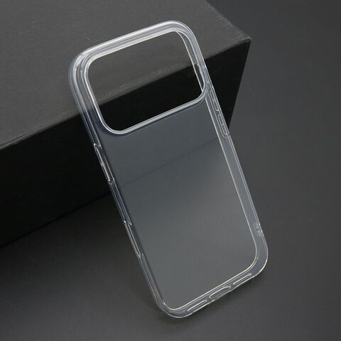 Zastitna ultra tanka (skin) maska / futrola PROTECT - iPhone 17 Pro providna (bela) (MS).