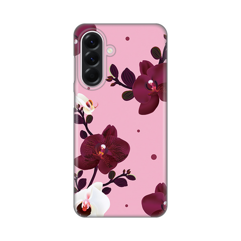 Zastitna ultra tanka (skin) maska / futrola PRINT - Samsung A566 Galaxy A56 5G Pink Orchid.