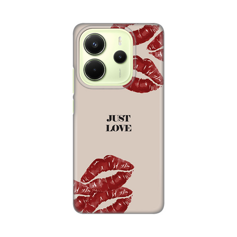 Zastitna ultra tanka (skin) maska / futrola PRINT - Xiaomi Redmi Note 14 4G (SRB) Just Love.