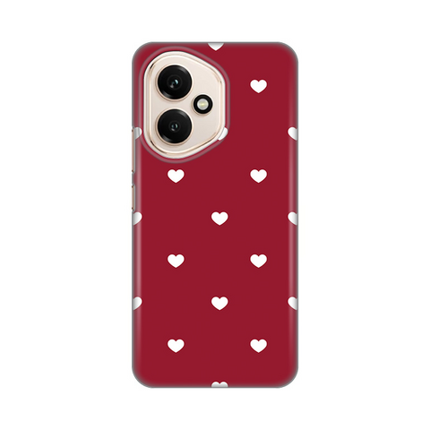 Zastitna ultra tanka (skin) maska / futrola PRINT - Huawei Honor 400 Burgundy Hearts.