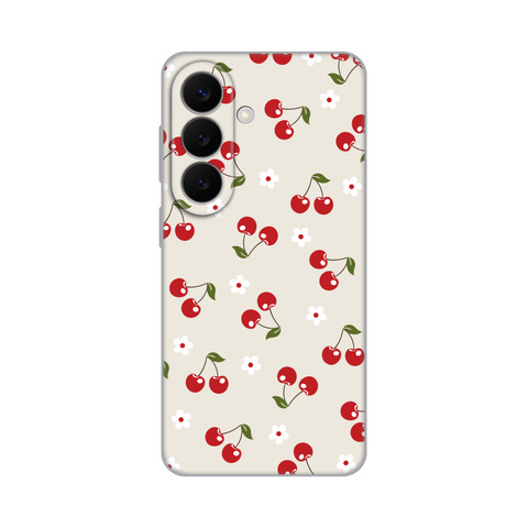 Zastitna silikonska maska (futrola) PRINT - Samsung S941 Galaxy S26 Cherry and Flowers.