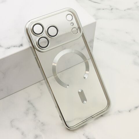 Zastitna maska (futrola) CAMERA PROTECT MAGSAFE II - iPhone 17 Pro Max (6.9) srebrna (MS).