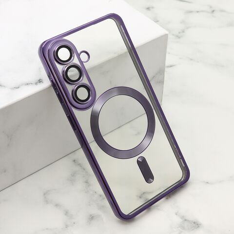 Zastitna maska (futrola) CAMERA PROTECT MAGSAFE - Samsung S941 Galaxy S26 5G ljubicasta (MS).