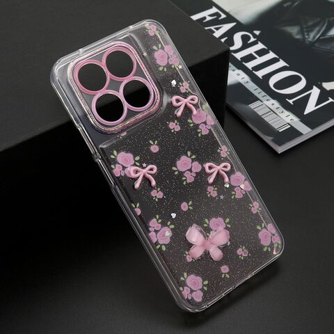 Zastitna maska (futrola) WHISPER - Huawei Honor X7d/Honor Smart 400 4G roze (MS).