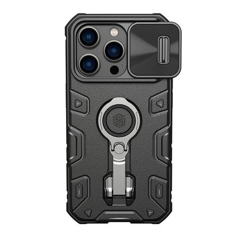 Zastitna maska (futrola) Nillkin Cam Shield Armor Pro - iPhone 14 Pro (6.1) crna (MS).