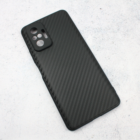 Zastitna maska (futrola) Carbon fiber - Xiaomi Redmi Note 10 Pro/Redmi Note 10 Pro Max crna.