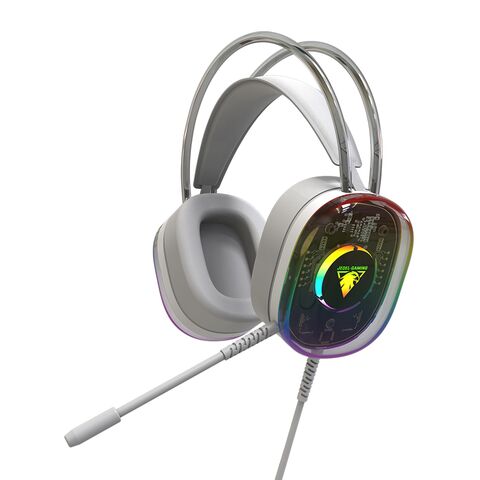 Slusalice gejmerske RGB - mikrofonom GH580 sive JEDEL (MS).