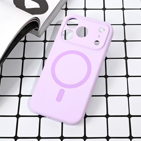 Zastitna maska (futrola) Magsafe Pure color - iPhone 17 Pro lila.