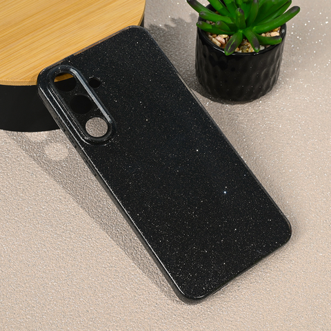 Zastitna maska (futrola) Sparkle Dust - Samsung S731B Galaxy S25 Fe crna.