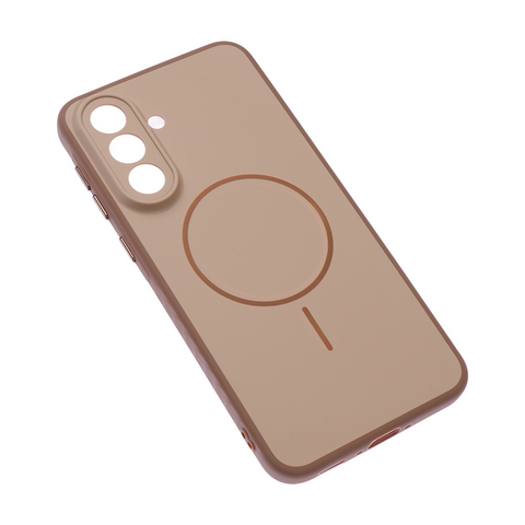 Zastitna maska (futrola) Magsafe mat Line - Samsung A576 Galaxy A57 braon.