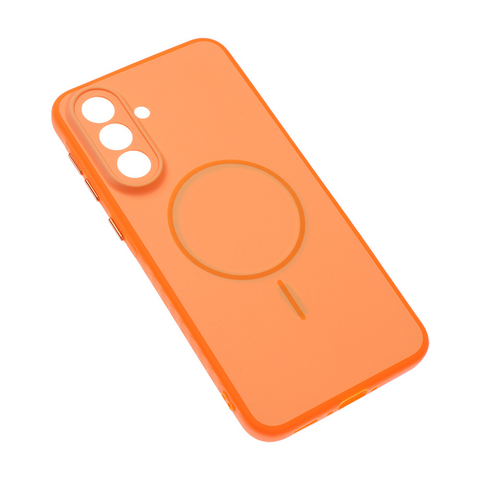 Zastitna maska (futrola) Magsafe mat Line - Samsung A376 Galaxy A37 narandzasta.