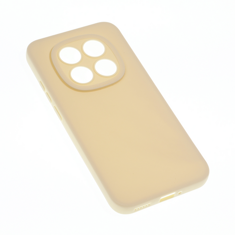 Zastitna maska (futrola) Silikon Pro Camera - Xiaomi Redmi Note 15 Pro Plus 5G krem.