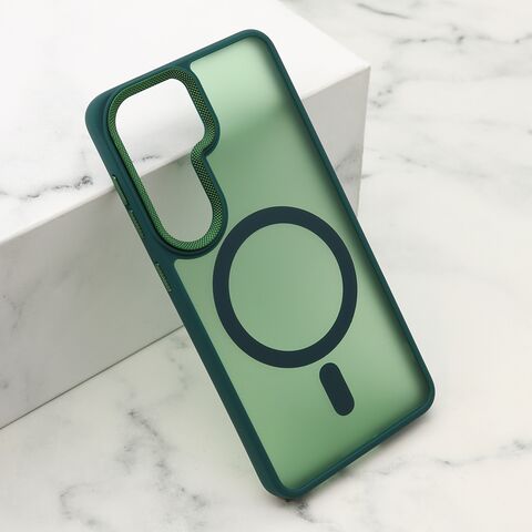 Zastitna maska (futrola) SILKY MAGSAFE II - Samsung S941 Galaxy S26 5G zelena (MS).