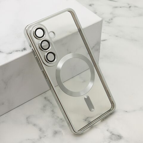 Zastitna maska (futrola) CAMERA PROTECT MAGSAFE - Samsung S941 Galaxy S26 5G srebrna (MS).