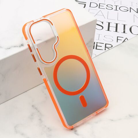 Zastitna maska (futrola) SHINE LOOK MagSafe - Samsung S941 Galaxy S26 5G narandzasta (MS).