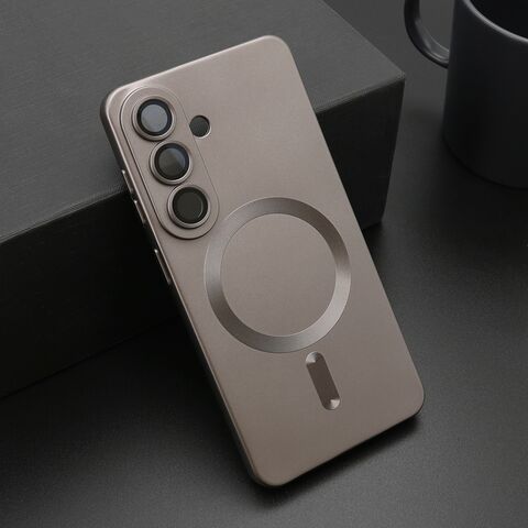 Zastitna maska (futrola) ELEGANT MAGSAFE - Samsung S941 Galaxy S26 5G siva (MS).