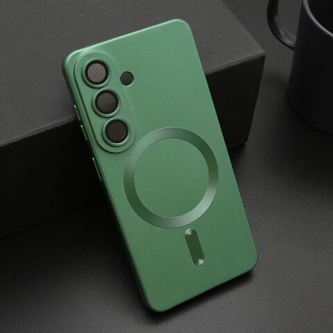 Zastitna maska (futrola) ELEGANT MAGSAFE - Samsung S941 Galaxy S26 5G zelena (MS).