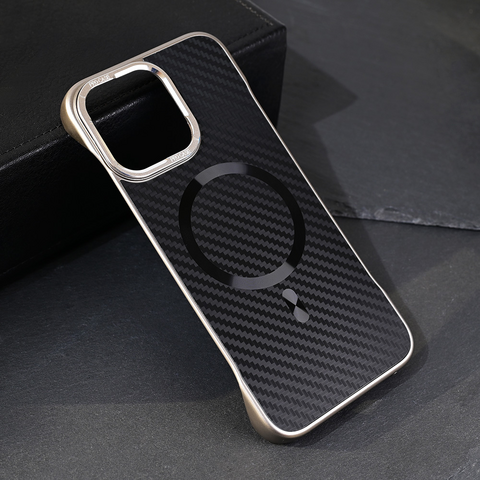 Zastitna maska (futrola) Magsafe Carbon - iPhone 15 Pro Max 6.7 crna.