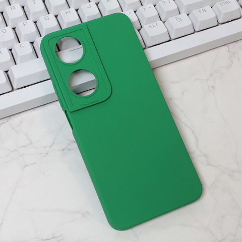 Zastitna maska (futrola) Silikon Pro Camera - Huawei Honor X7b zelena.