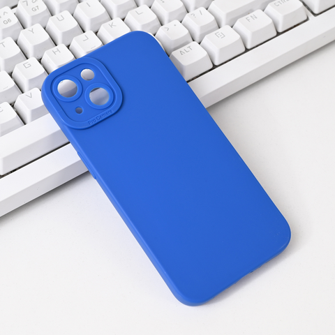 Zastitna maska (futrola) Silikon Pro Camera - iPhone 13 plava.