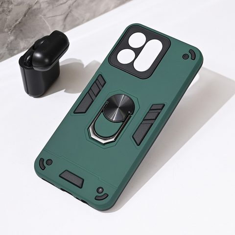 Zastitna maska (futrola) Hard Ring - Huawei Honor 200 Smart/Honor X7c tamno zelena.