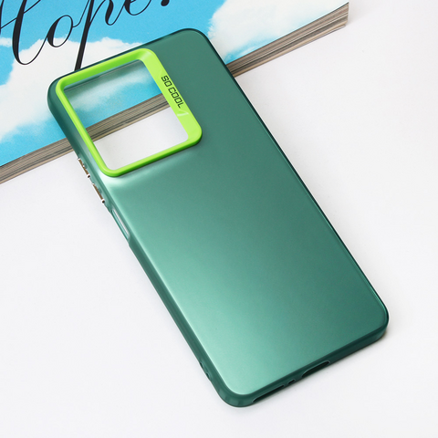 Zastitna maska (futrola) providna - Xiaomi Redmi Note 13 4G zelena.