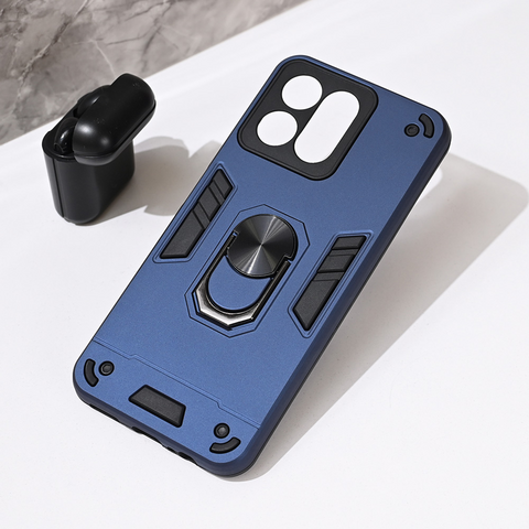 Zastitna maska (futrola) Hard Ring - Huawei Honor 200 Smart/Honor X7c tamno plava.