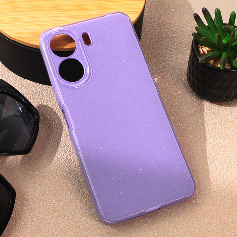 Zastitna maska (futrola) Sparkle Dust - Xiaomi Redmi 13C ljubicasta.