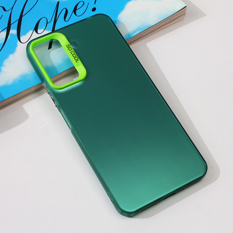 Zastitna maska (futrola) providna - Xiaomi Redmi 13C zelena.