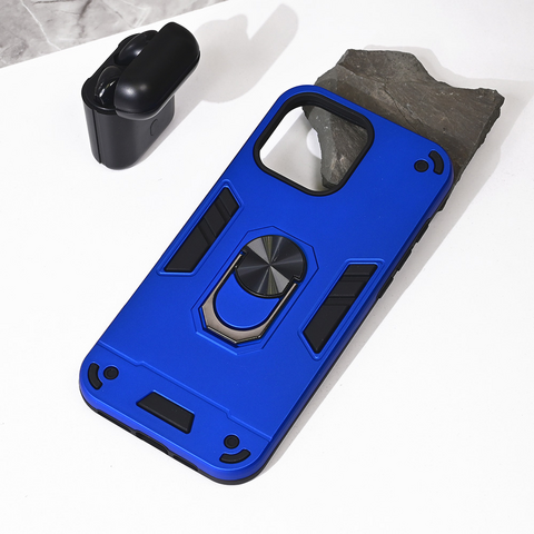 Zastitna maska (futrola) Hard Ring - iPhone 16 Pro Max 6.9 plava.