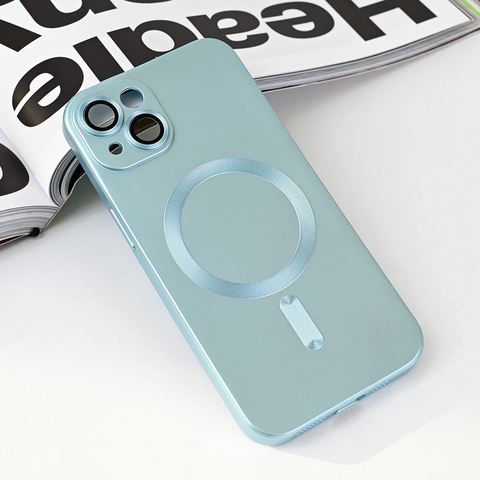 Zastitna maska (futrola) Magsafe Chrome - iPhone 14 plava.