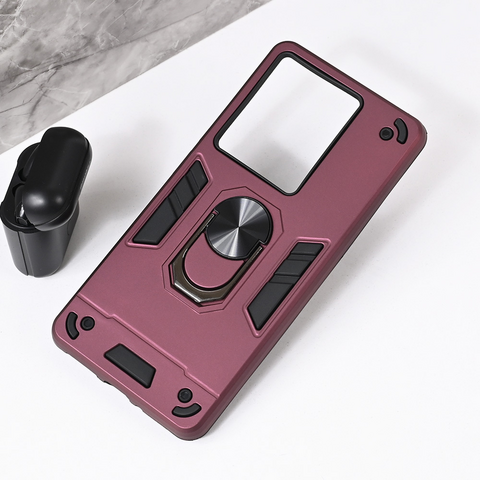 Zastitna maska (futrola) Hard Ring - Xiaomi Redmi Note 14s bordo.
